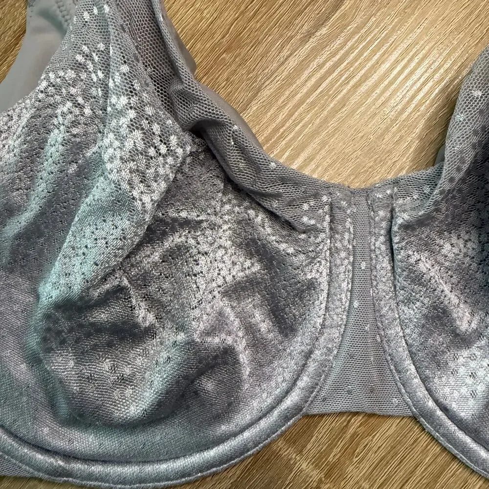 Wacoal Back Appeal UW Seamless Full Coverage Bra 855303 womens sky blue 34G